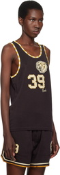Bode Brown Bobcat Singlet Tank Top