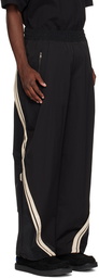 ADER error Black Striped Track Pants