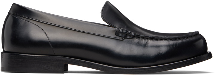 Photo: A.P.C. Black Moc Loafers