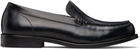 A.P.C. Black Moc Loafers