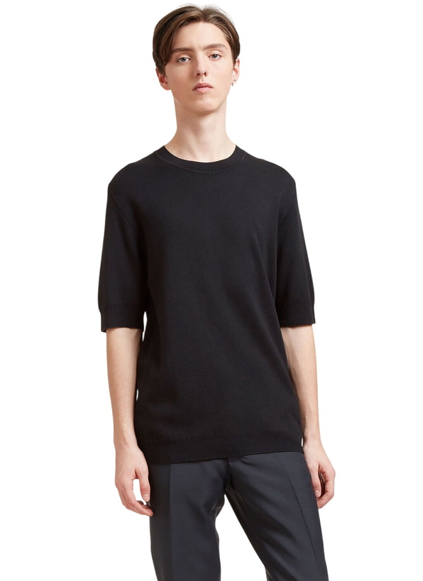 Photo: Aiezen Silk and Cashmere-Blend Fine-Knit T-Shirt