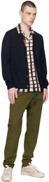 Paul Smith Navy Artist Stripe Cardigan