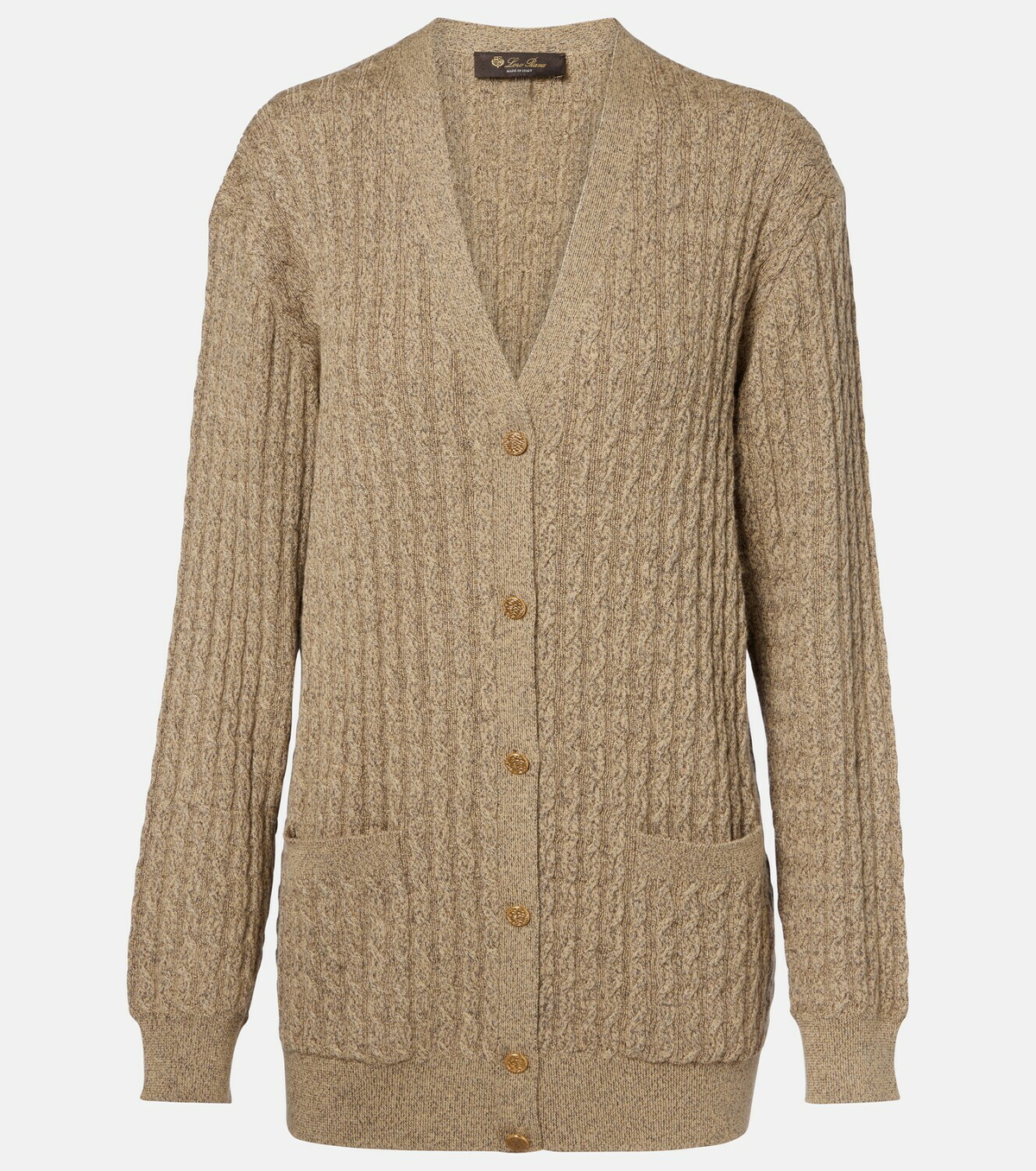 Loro Piana Bihar cable-knit cardigan
