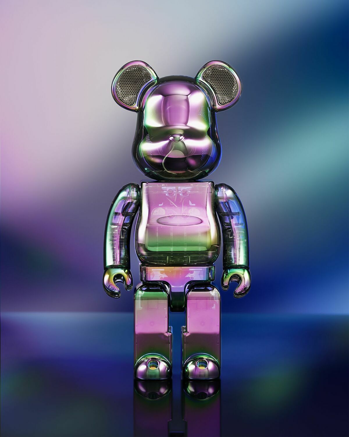 MEDICOM BE@RBRICK AUDIO 400% Portable Bluetooth Speaker Multi-color Mens Home deco