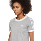 adidas Originals Grey 3-Stripes T-Shirt