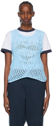 Nicholas Daley Blue Cotton Tank Top