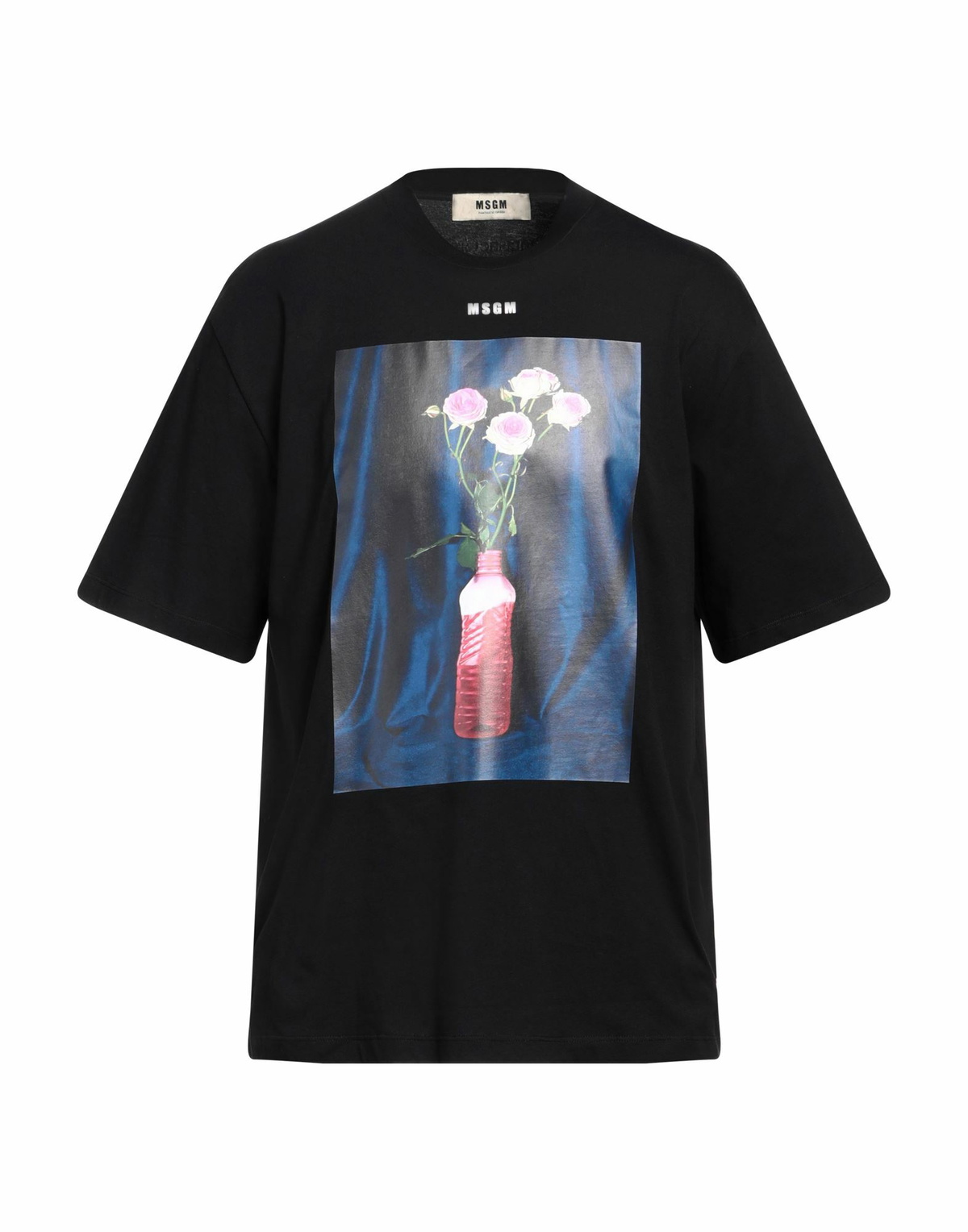 Msgm Mens T-shirt in Black