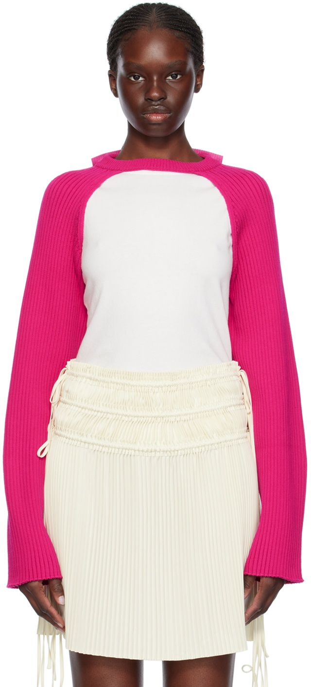 Photo: Helmut Lang Pink Rib Sweater