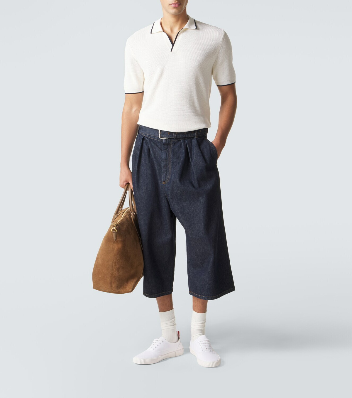 Orlebar Brown Horton wool piqué polo shirt