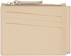 Maison Margiela Beige Money Clip Wallet