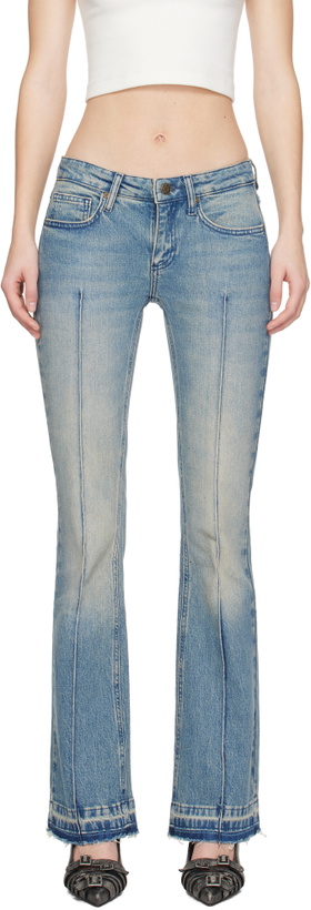 Photo: GUESS USA Blue Flare Jeans