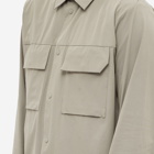 Norse Projects Men's Jens Travel Light Overshirt in Concrete Grey