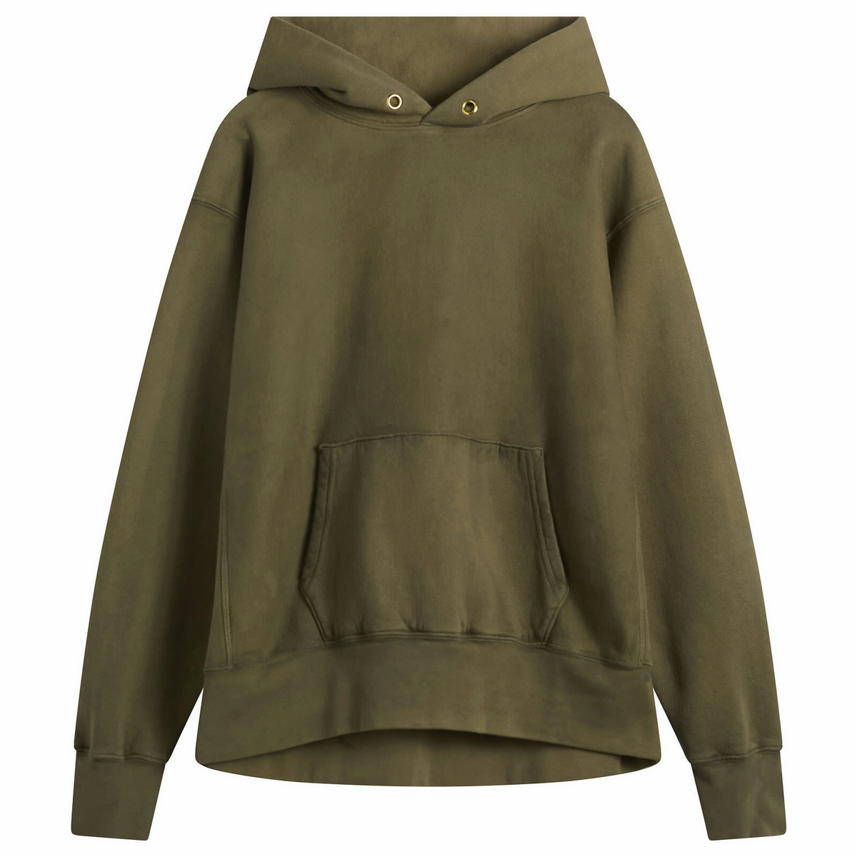 Les Tien Men's Heavyweight Hoodie in Aloe Oil