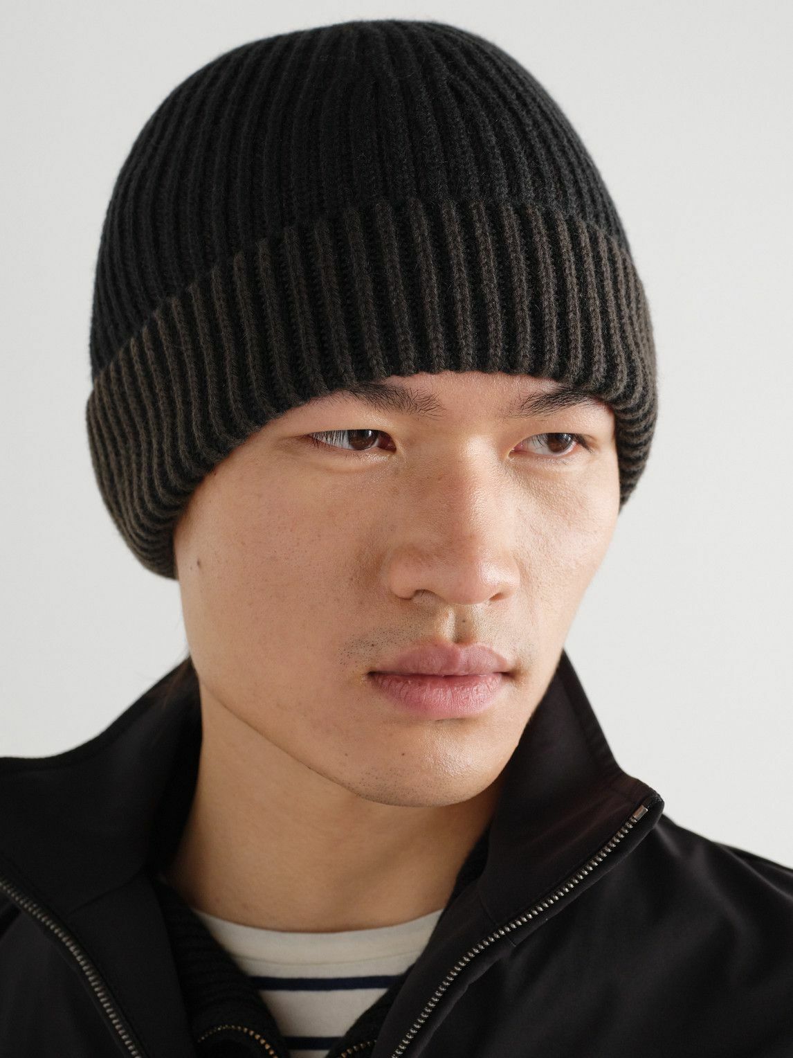 Zegna - Ribbed Oasi Cashmere Beanie Zegna