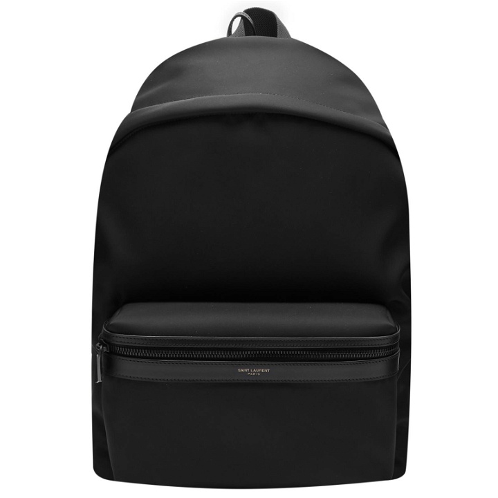 Photo: Saint Laurent Men's City Backpack in Black