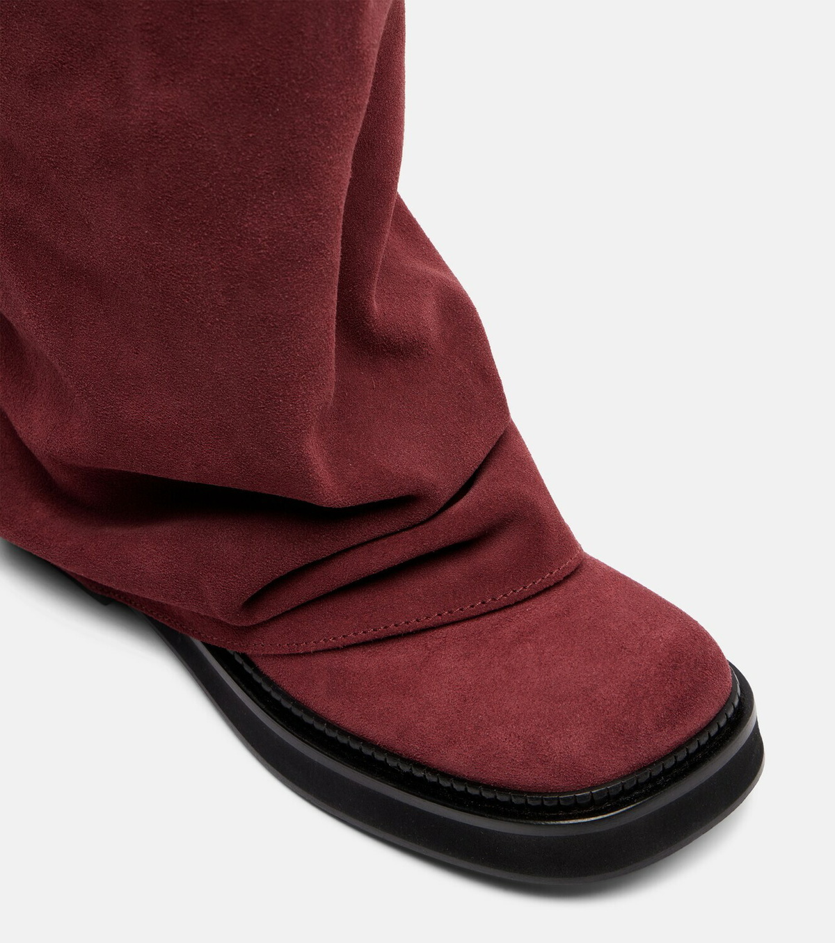 The Attico Robin suede knee-high boots