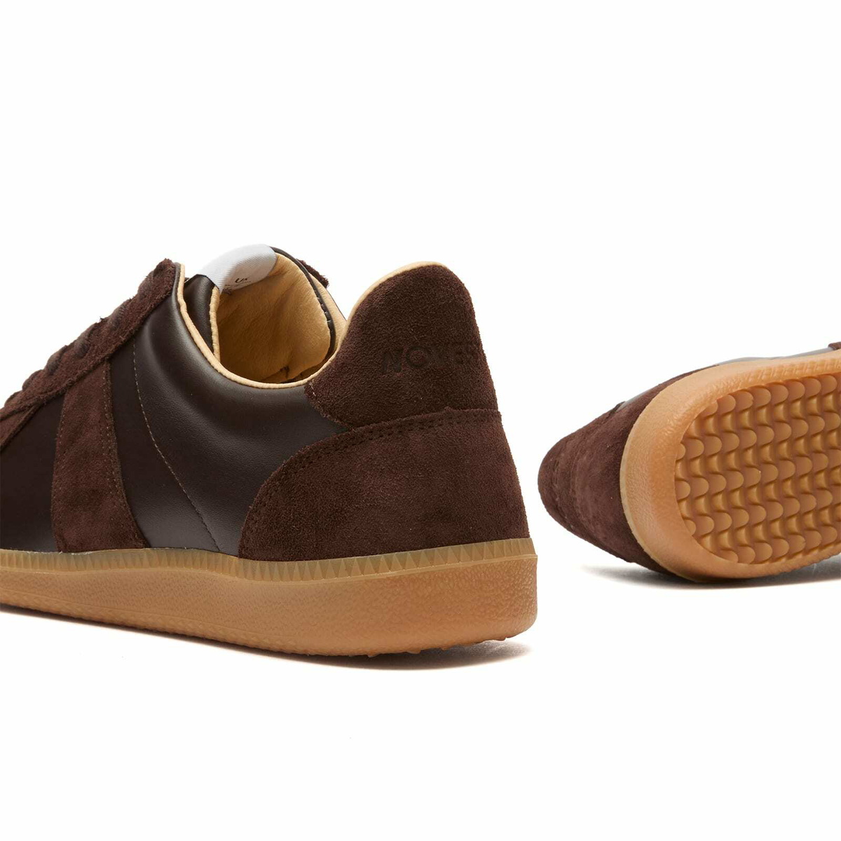 Novesta Men's GAT Leather Sneakers in Brown