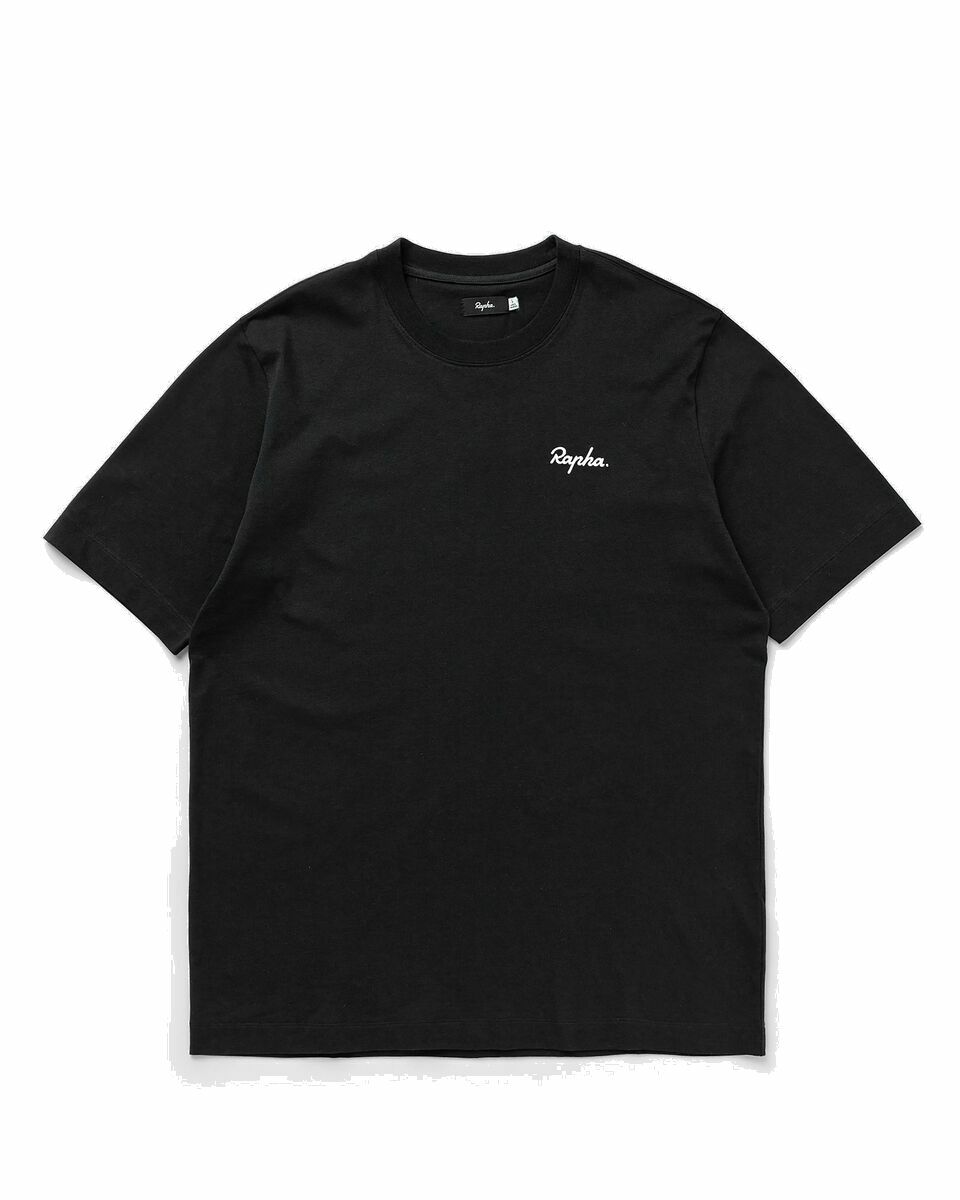 Photo: Rapha Logo T Shirt Black - Mens - Shortsleeves