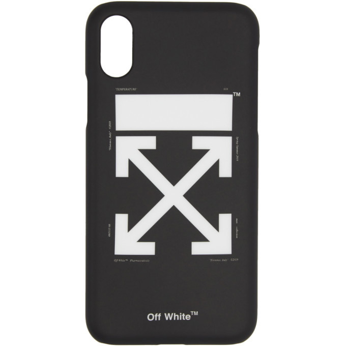 Photo: Off-White Black and White Arrow Carry OV iPhone X Case