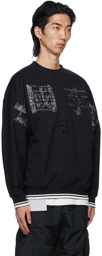 Li-Ning Black Graphic Sweatshirt
