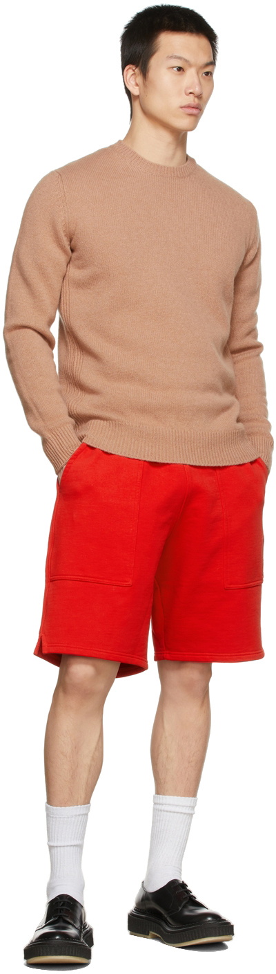 Harmony Beige Wulf Crewneck Sweater