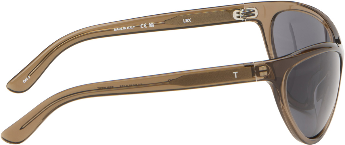 THISTLES Brown 'The Lex' Sunglasses