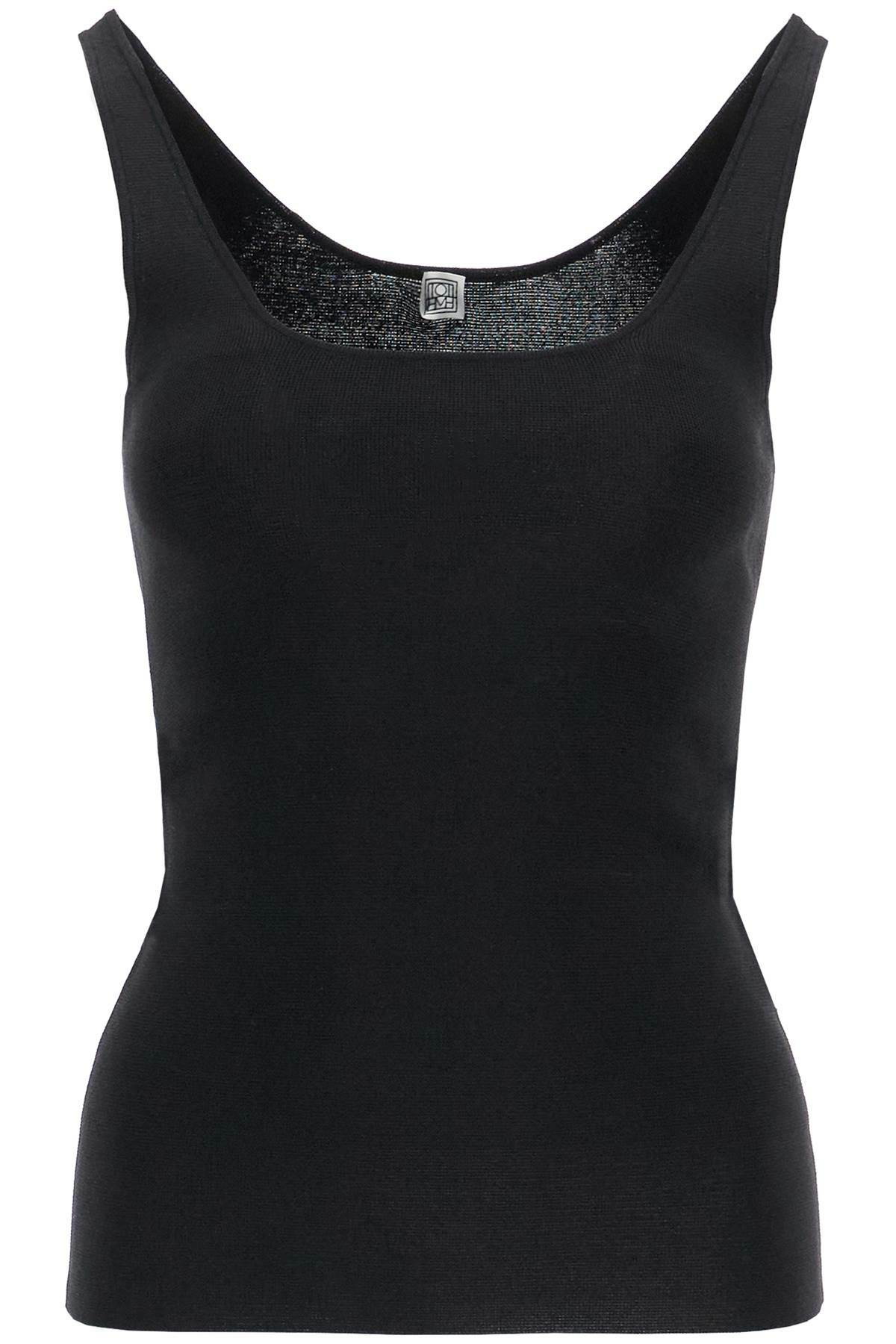 トップス TOTEME Compact knit tank DEUXIEME CLASSE Compact knit tank white – TOTEME