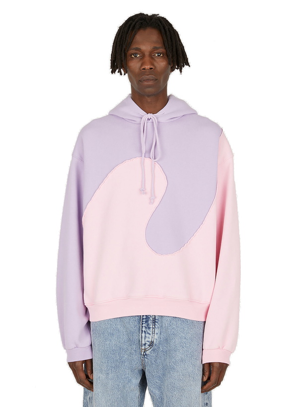 Photo: Wave Hooded Sweatshirt in Pink