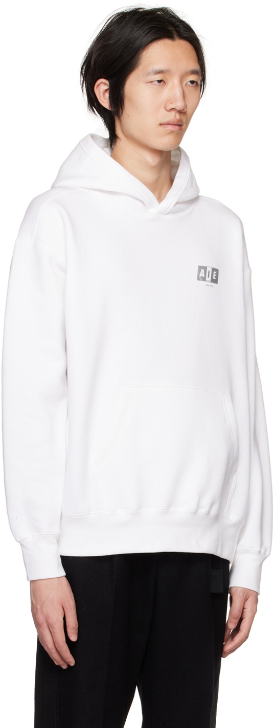 AïE White NY Hoodie