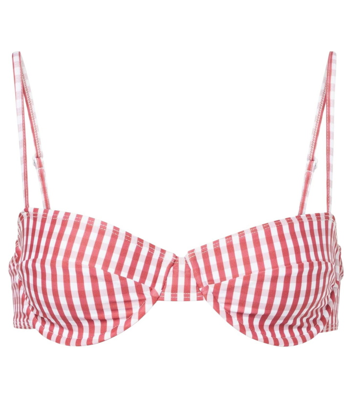 Photo: Faithfull Farrah gingham bikini top