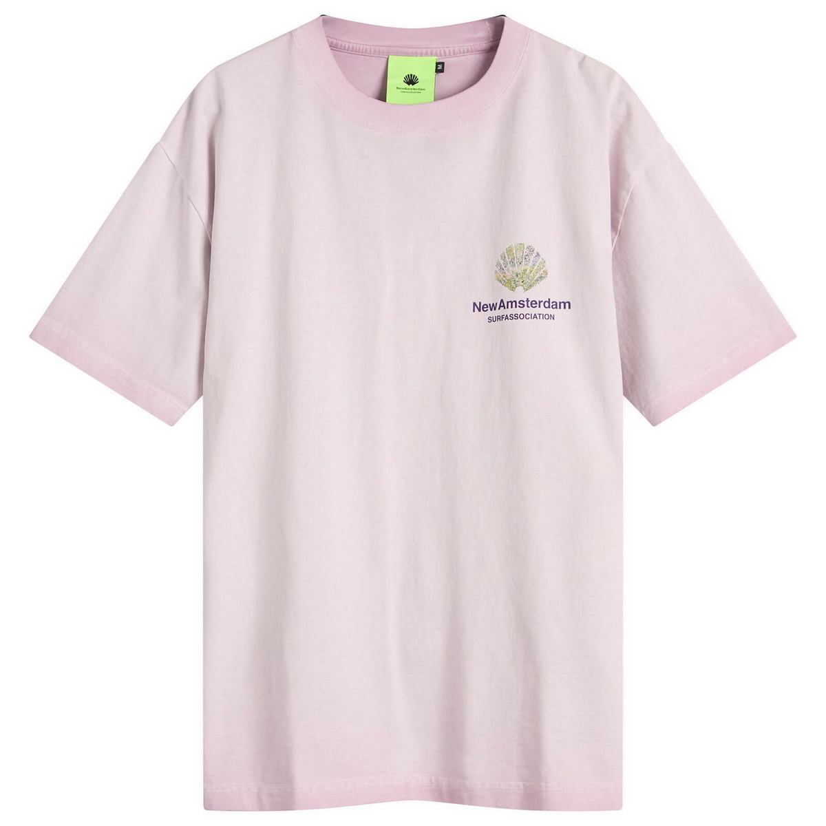 New Amsterdam Surf Association Men's Tall Grass T-Shirt in Fair Orchid