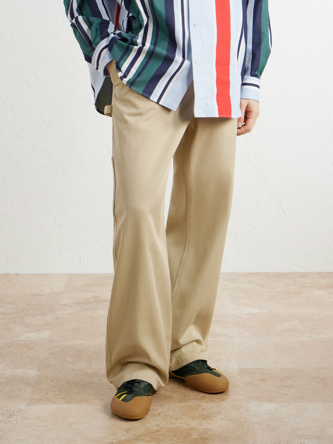 LOEWE - Grip Suede-Trimmed Nylon Sneakers - Green