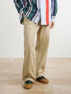 LOEWE - Grip Suede-Trimmed Nylon Sneakers - Green
