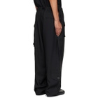 Y-3 Black Sport Uniform Tapered Cargo Pants