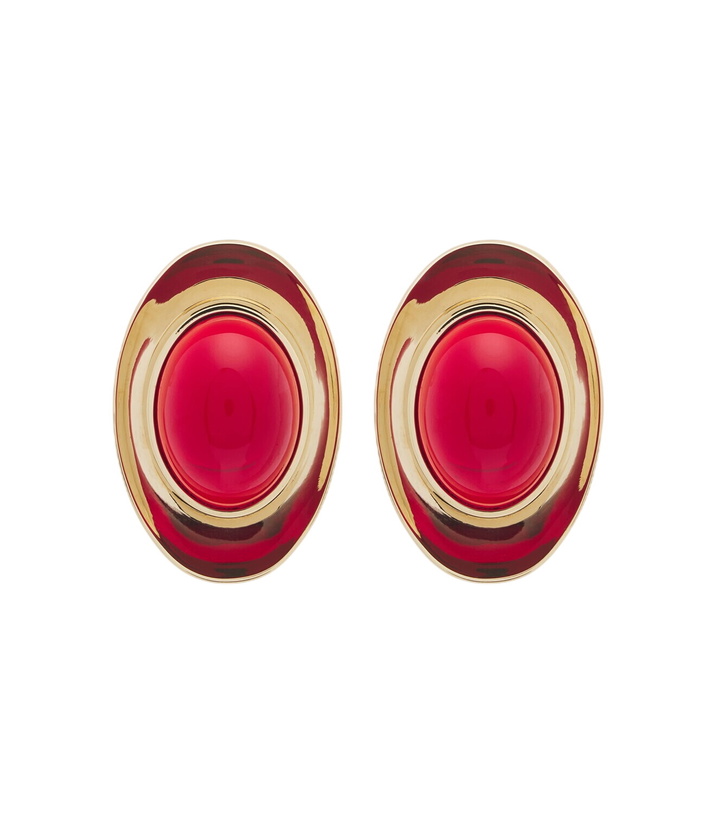 Photo: Givenchy Sculpted Gem embellished stud earrings