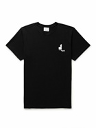 Isabel Marant - Zaffereh Logo-Print Cotton-Jersey T-Shirt - Black