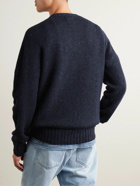 Howlin' - Terry Donegal Wool Sweater - Blue