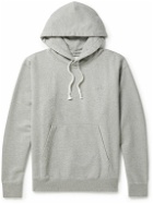 CDLP - Logo-Embroidered Cotton-Jersey Hoodie - Gray