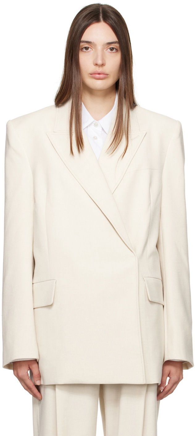 CAMILLA AND MARC Off-White Armand Blazer