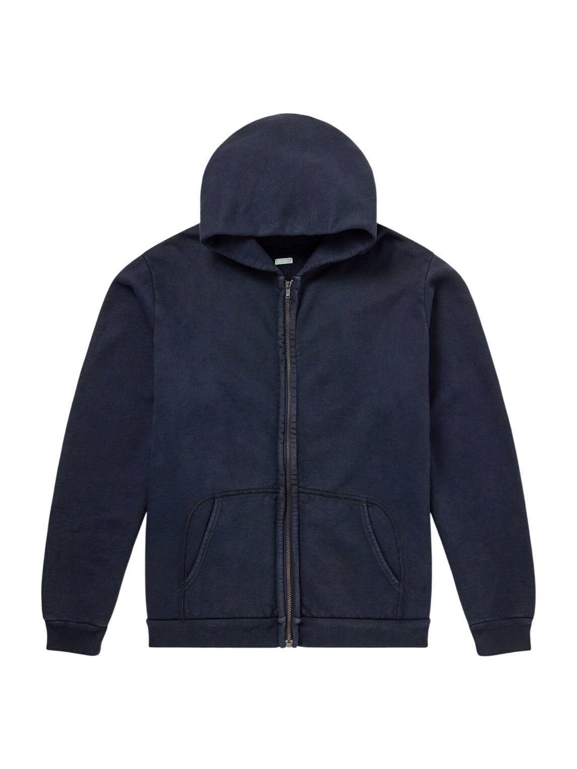 A.PRESSE - Cotton-Jersey Hoodie - Blue A.PRESSE