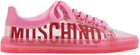 Moschino Transparent Logo Sneakers