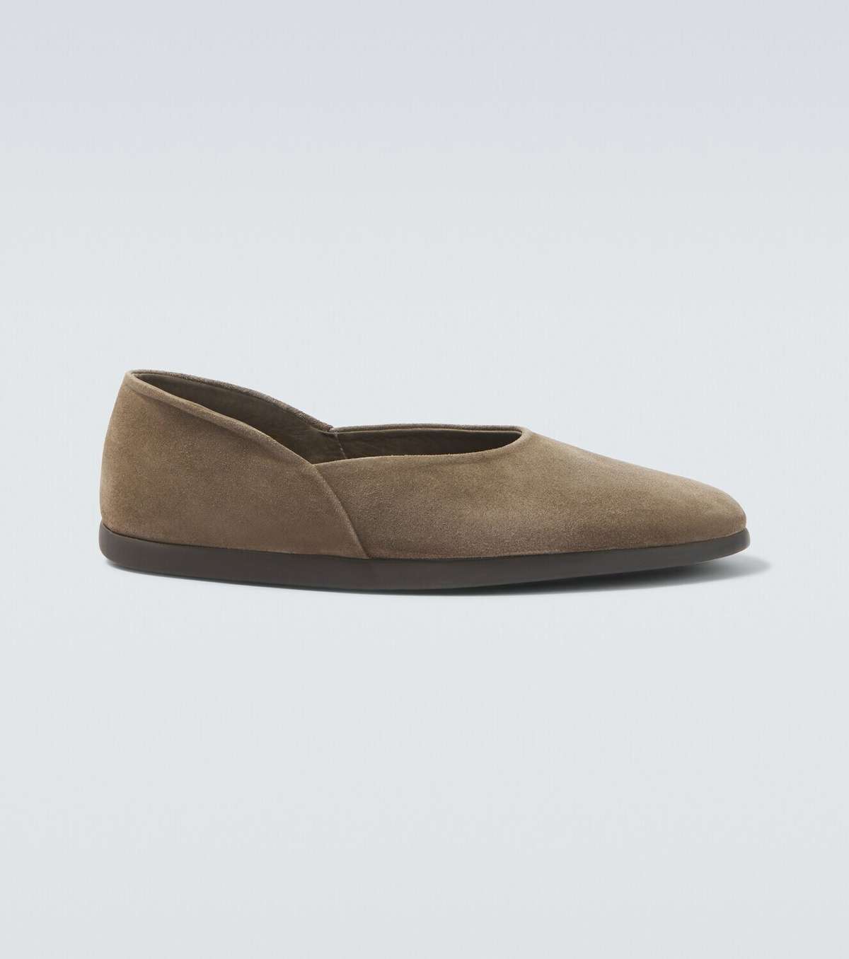 Stòffa Suede slip-on shoes