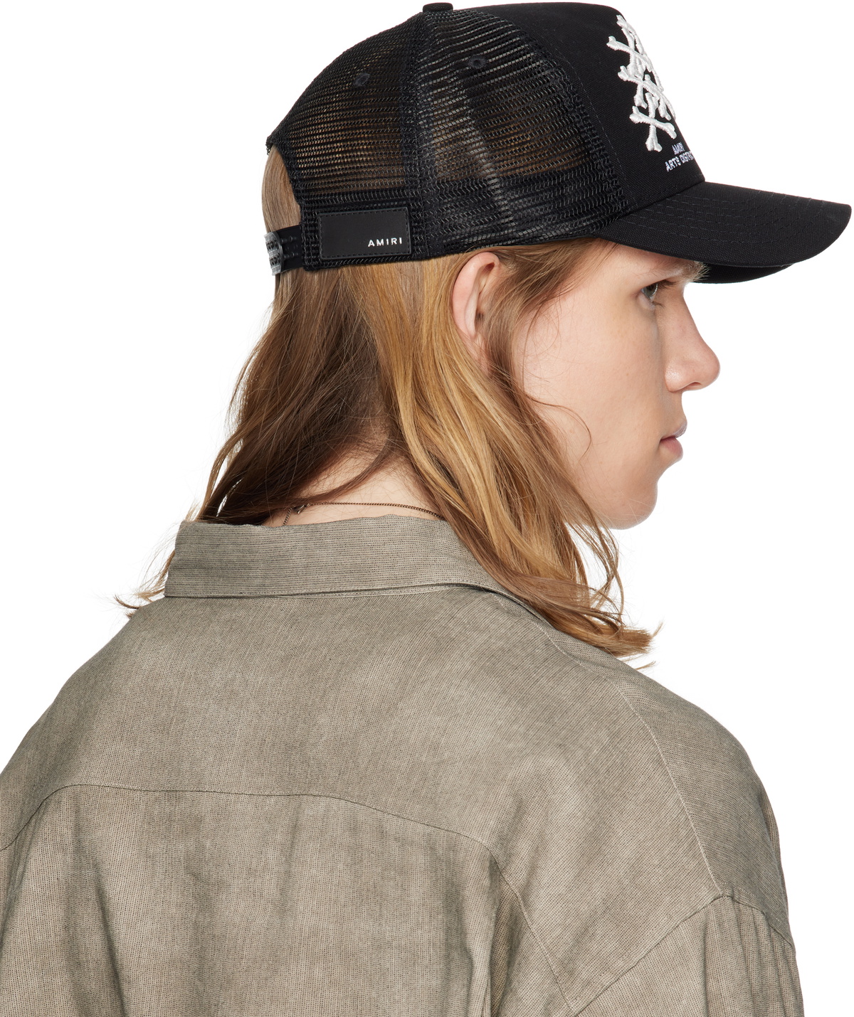 超レア！ 【 AMIRI 】 BONES STACKED TRUCKER CAP Amiri Bones Stacked  