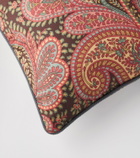 Etro Paisley cotton cushion