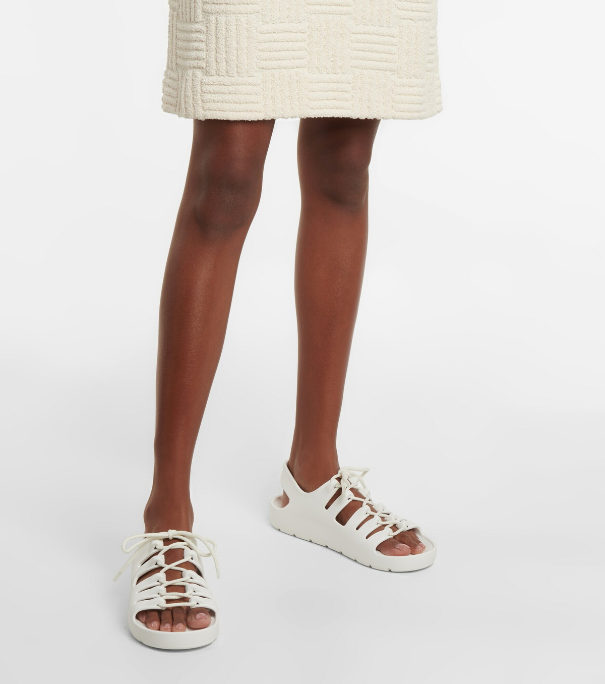 Bottega Veneta Lace up jelly sandals Bottega Veneta