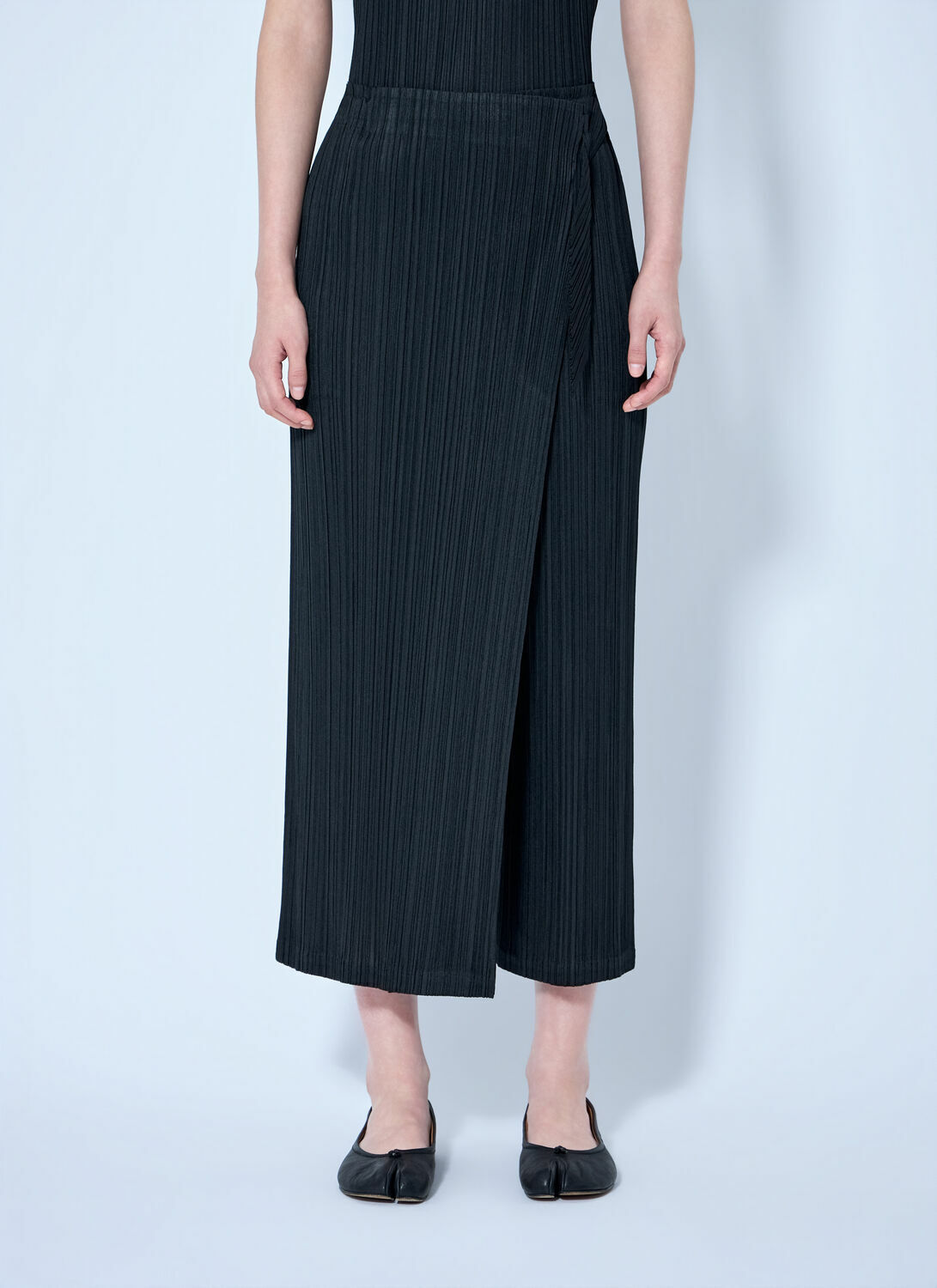 Pleats Please Issey Miyake Pleated Wrap Skirt