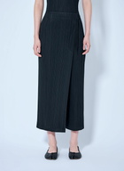 Pleats Please Issey Miyake Pleated Wrap Skirt