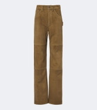 Altuzarra Mills suede straight pants