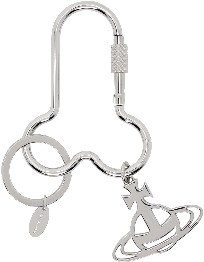 Vivienne Westwood Silver Penis Carabiner Keychain Vivienne Westwood