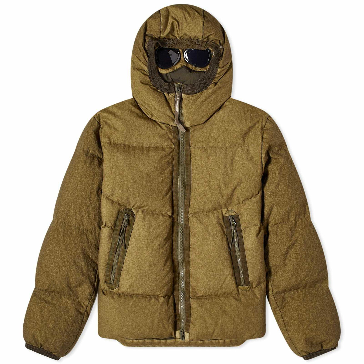 C.P. Company Men's Co-Ted Goggle Jacket in Ivy Green C.P. Company